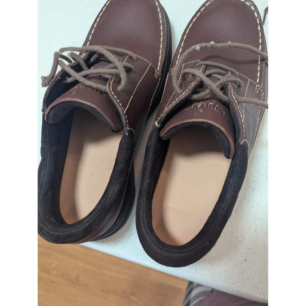 Anodyne No. 30 Mens Sport Casual Brown Leather Moc Toe Oxford Shoes 9W